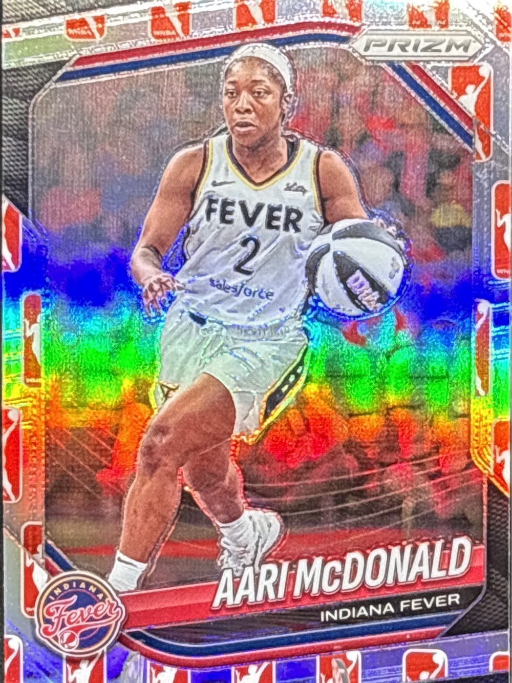 Panini Prizm Aari McDonald Basketball Trading Card Rainbow Prizm